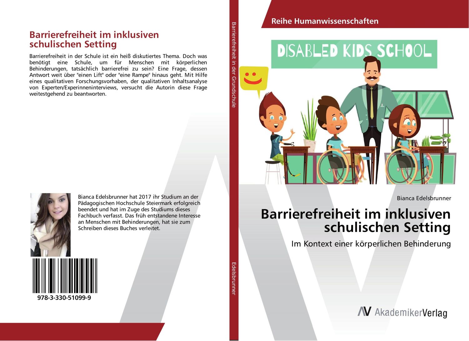 Cover: 9783330510999 | Barrierefreiheit im inklusiven schulischen Setting | Edelsbrunner