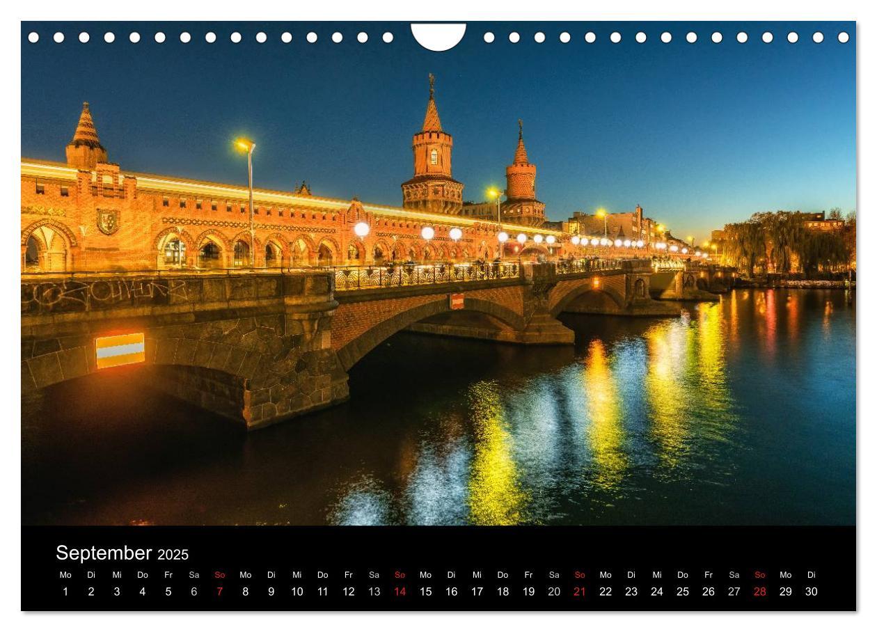 Bild: 9783435636921 | Berlin City bei Nacht (Wandkalender 2025 DIN A4 quer), CALVENDO...