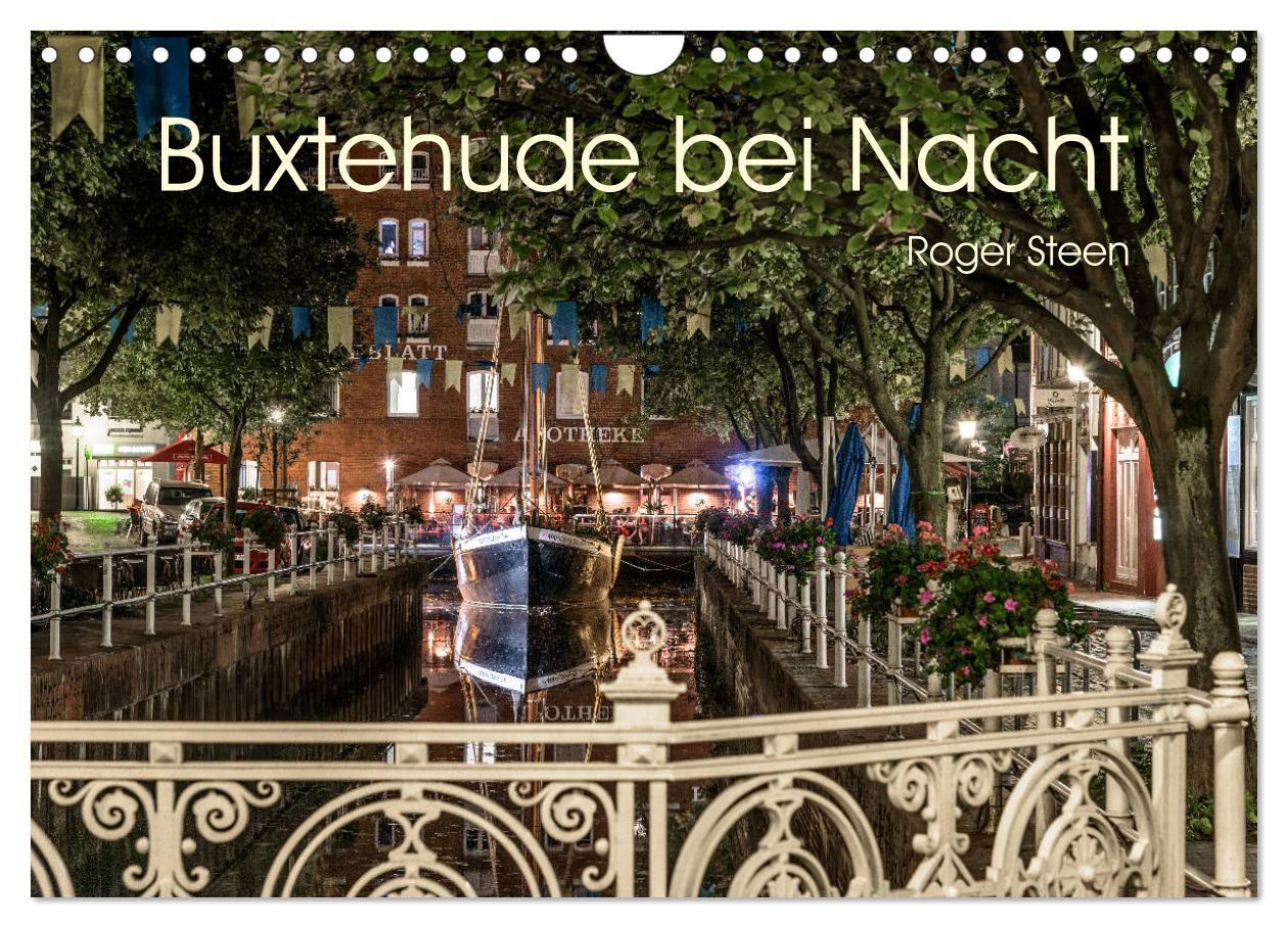 Cover: 9783435414864 | Buxtehude bei Nacht (Wandkalender 2025 DIN A4 quer), CALVENDO...