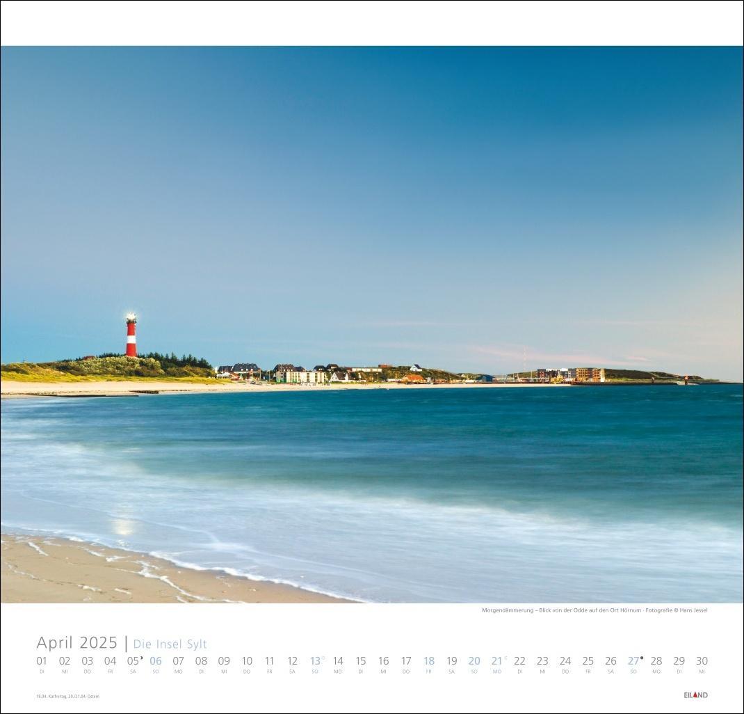 Bild: 9783964023100 | Die Insel Sylt Edition Kalender 2025 - Hans Jessel | Kalender | 13 S.