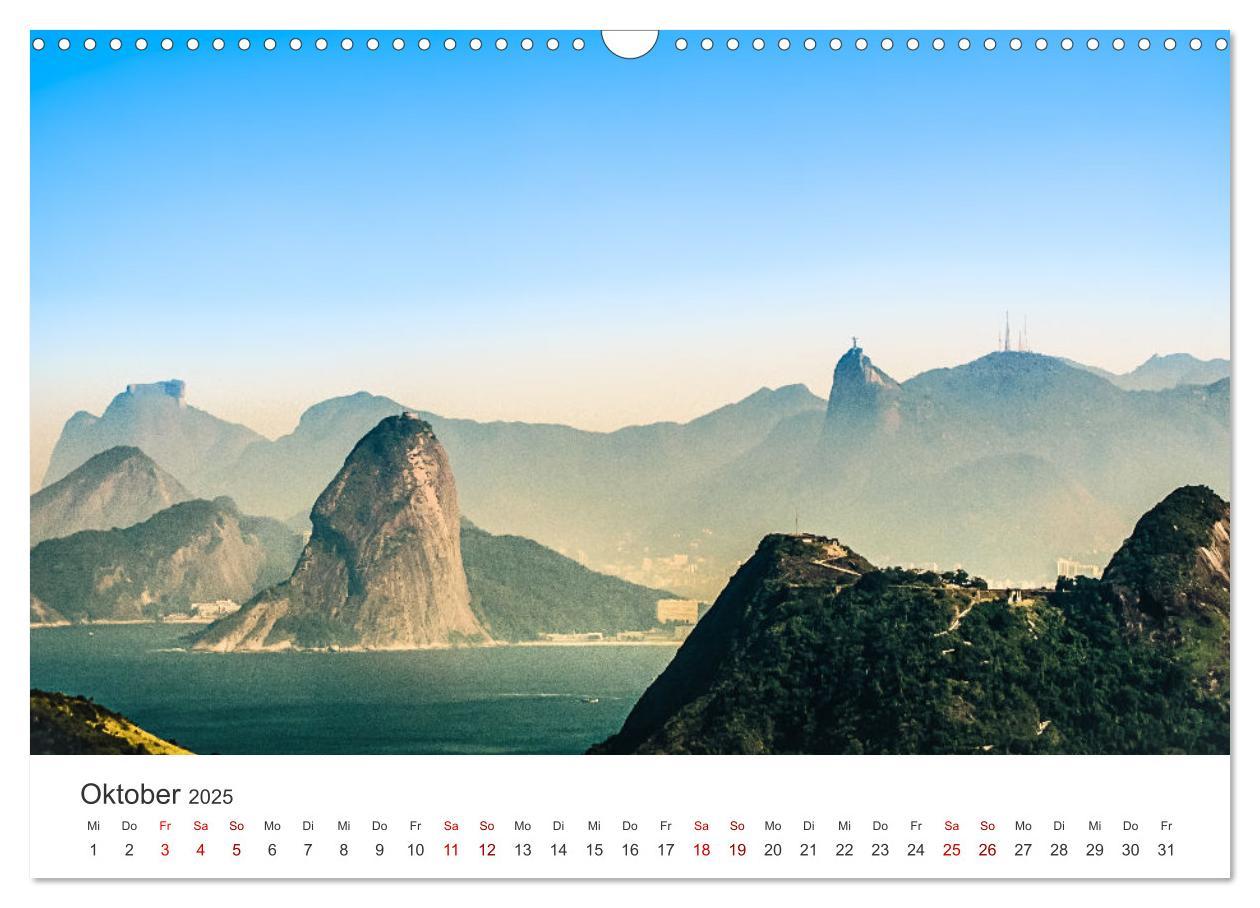 Bild: 9783383987694 | Rio de Janeiro - Am Fuße des Corcovados. (Wandkalender 2025 DIN A3...