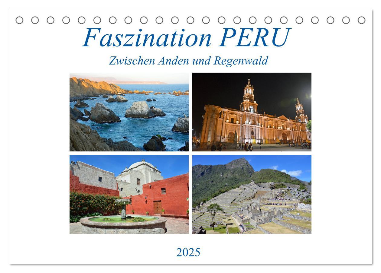 Cover: 9783435236879 | Faszination PERU, zwischen Anden und Regenwald (Tischkalender 2025...