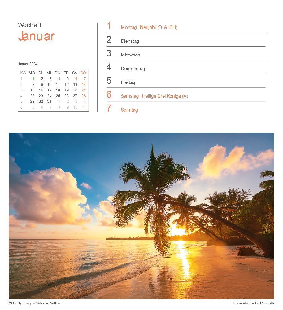 Bild: 9783965913028 | Summertime - KUNTH Postkartenkalender 2024 | Kalender | 53 S. | 2024