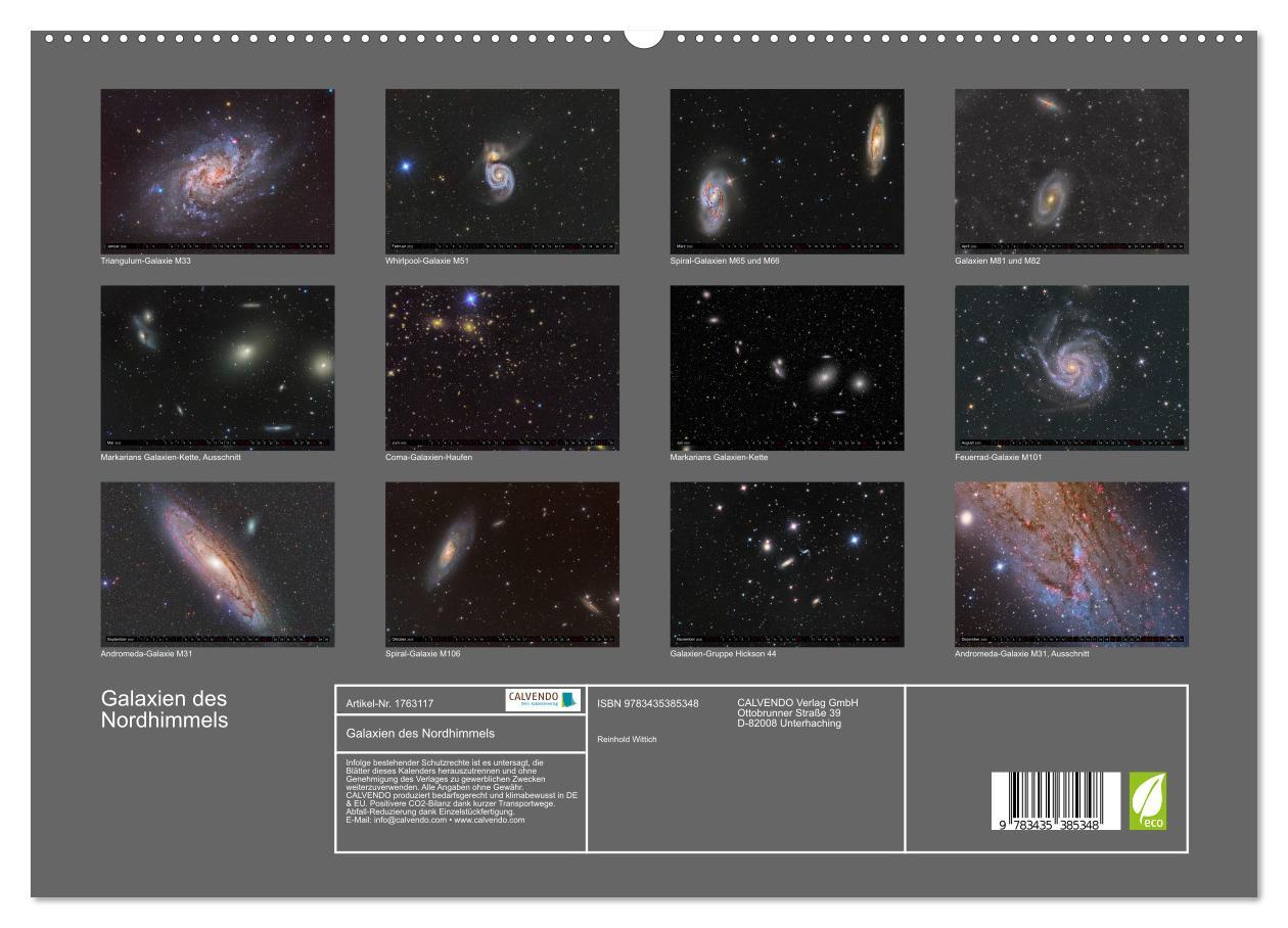 Bild: 9783435385348 | Galaxien des Nordhimmels (hochwertiger Premium Wandkalender 2025...