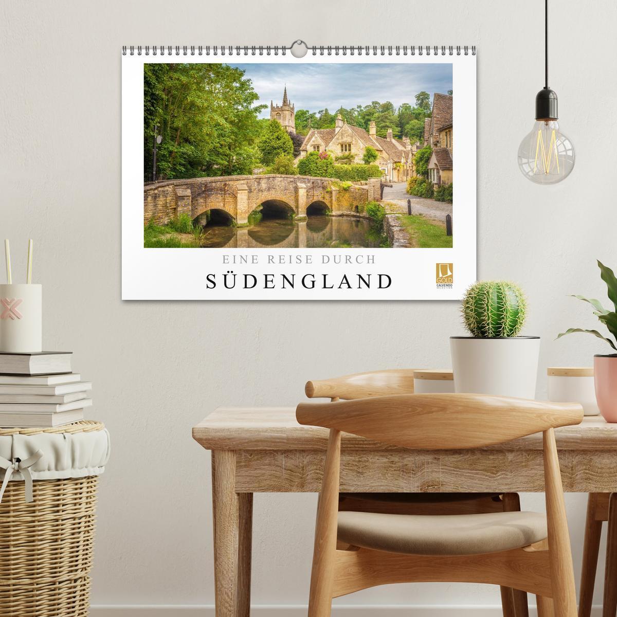 Bild: 9783435586424 | Eine Reise durch Südengland (Wandkalender 2025 DIN A3 quer),...