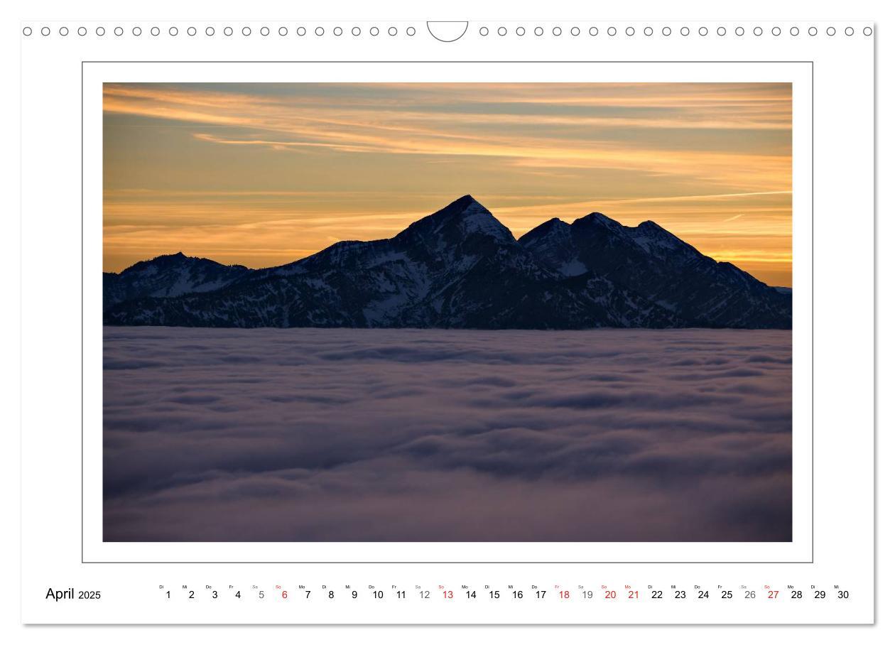 Bild: 9783435463718 | Unterwegs in den Chiemgauer Alpen (Wandkalender 2025 DIN A3 quer),...