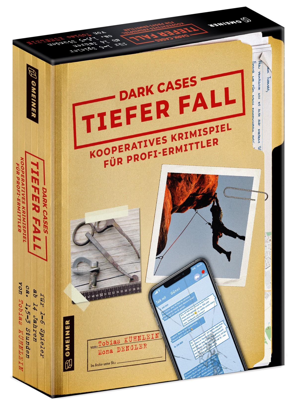 Cover: 4260220581802 | Dark Cases - Tiefer Fall | Kooperatives Krimispiel für Profi-Ermittler