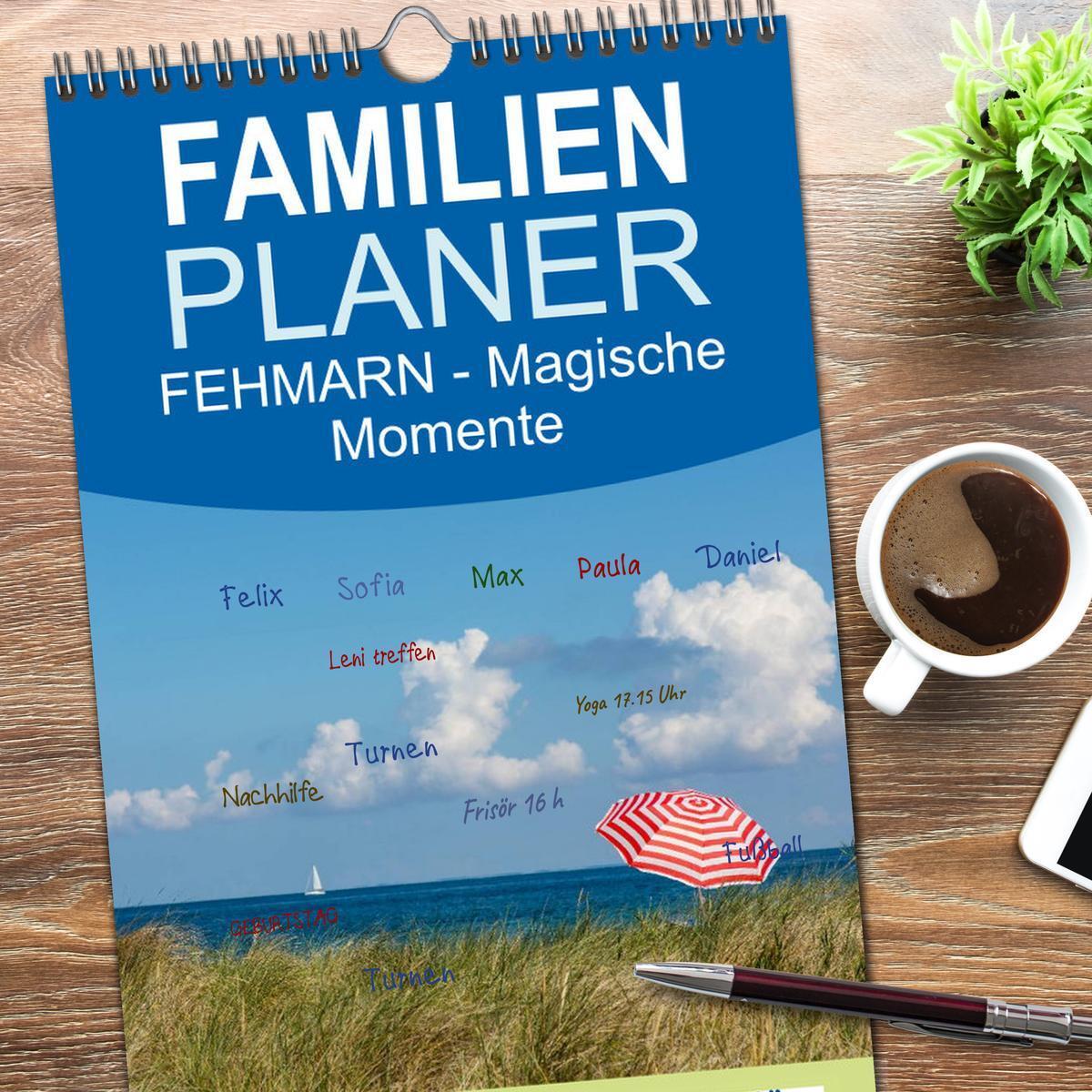 Bild: 9783457112175 | Familienplaner 2025 - FEHMARN - Magische Momente mit 5 Spalten...