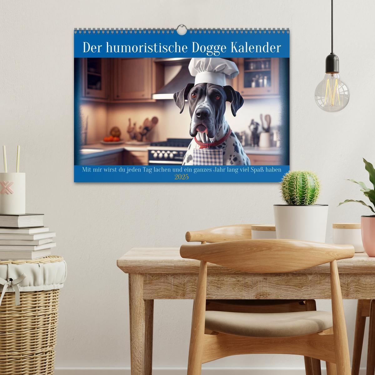 Bild: 9783435722631 | Der humoristische Dogge Kalender (Wandkalender 2025 DIN A3 quer),...