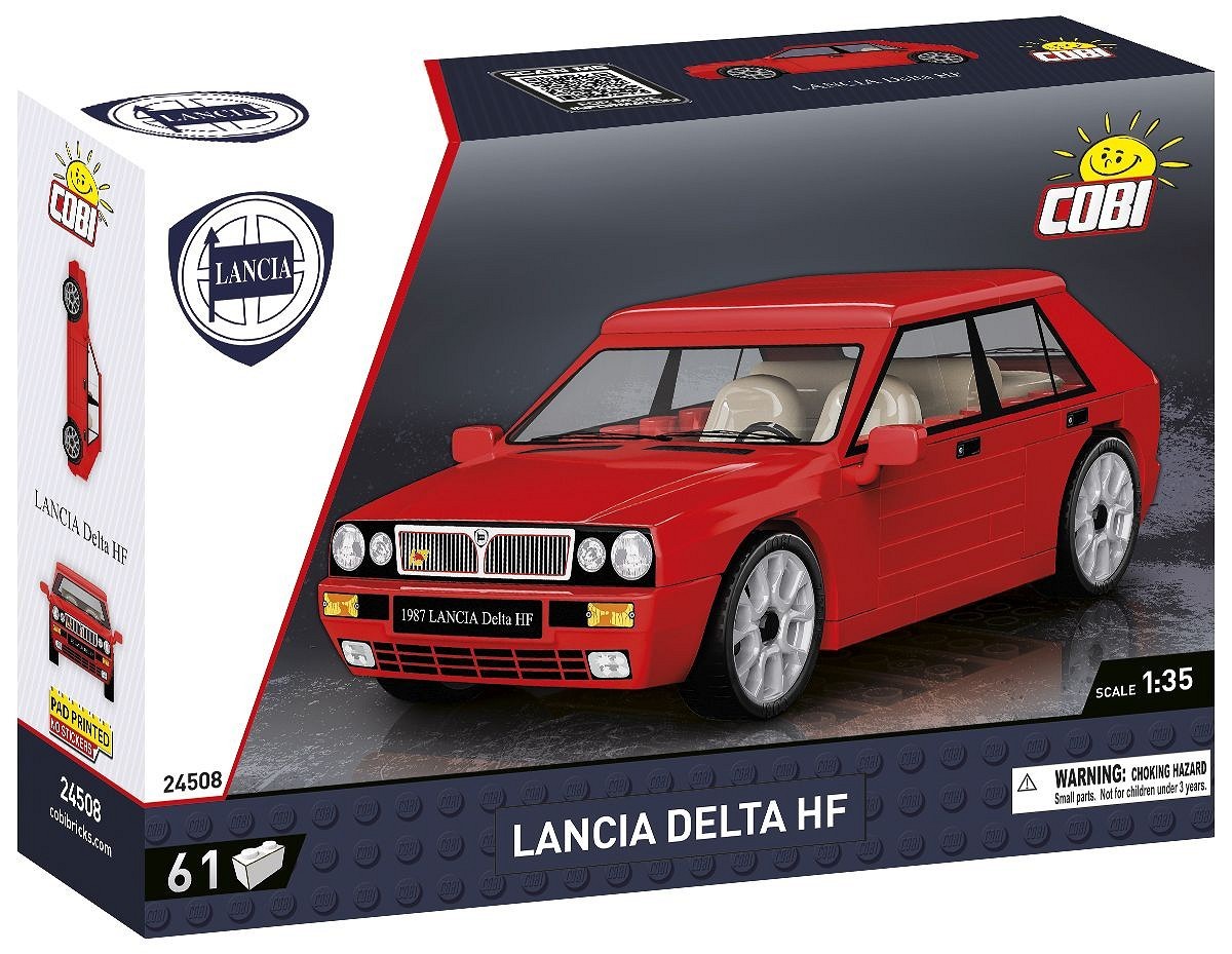 Cover: 5902251245085 | COBI 24508 - Lancia Delta HF, Maßstab 1:35, Bausatz 61 Klemmbausteine