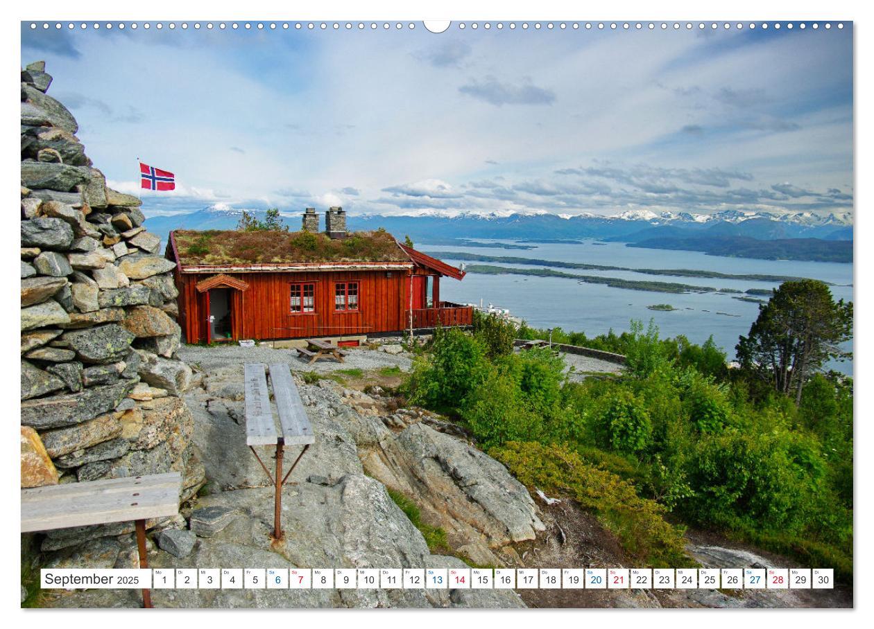 Bild: 9783435470440 | Norwegen PUR (Wandkalender 2025 DIN A2 quer), CALVENDO Monatskalender