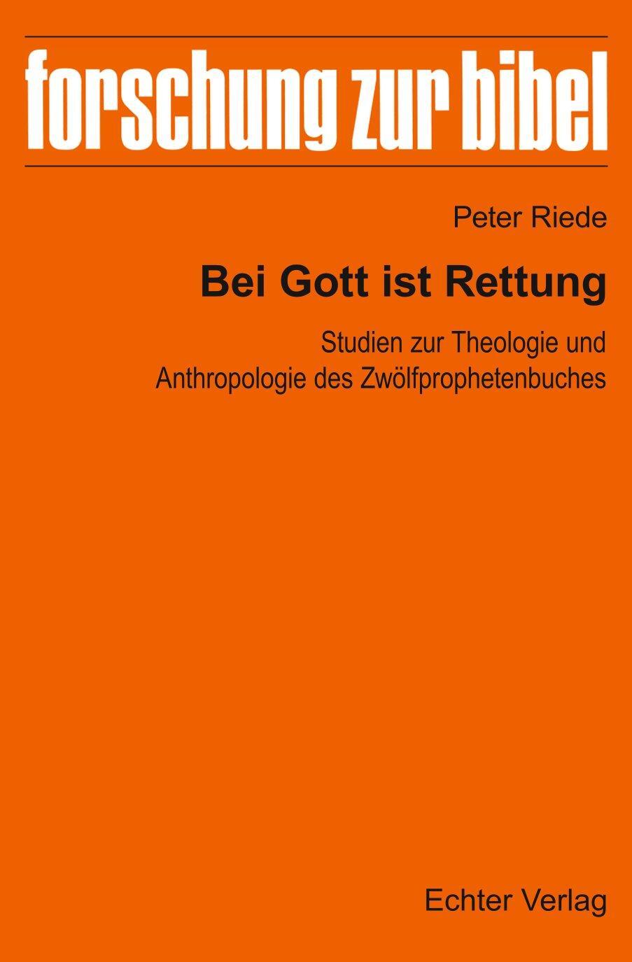 Cover: 9783429067090 | Bei Gott ist Rettung | Peter Riede | Taschenbuch | Forschung zur Bibel