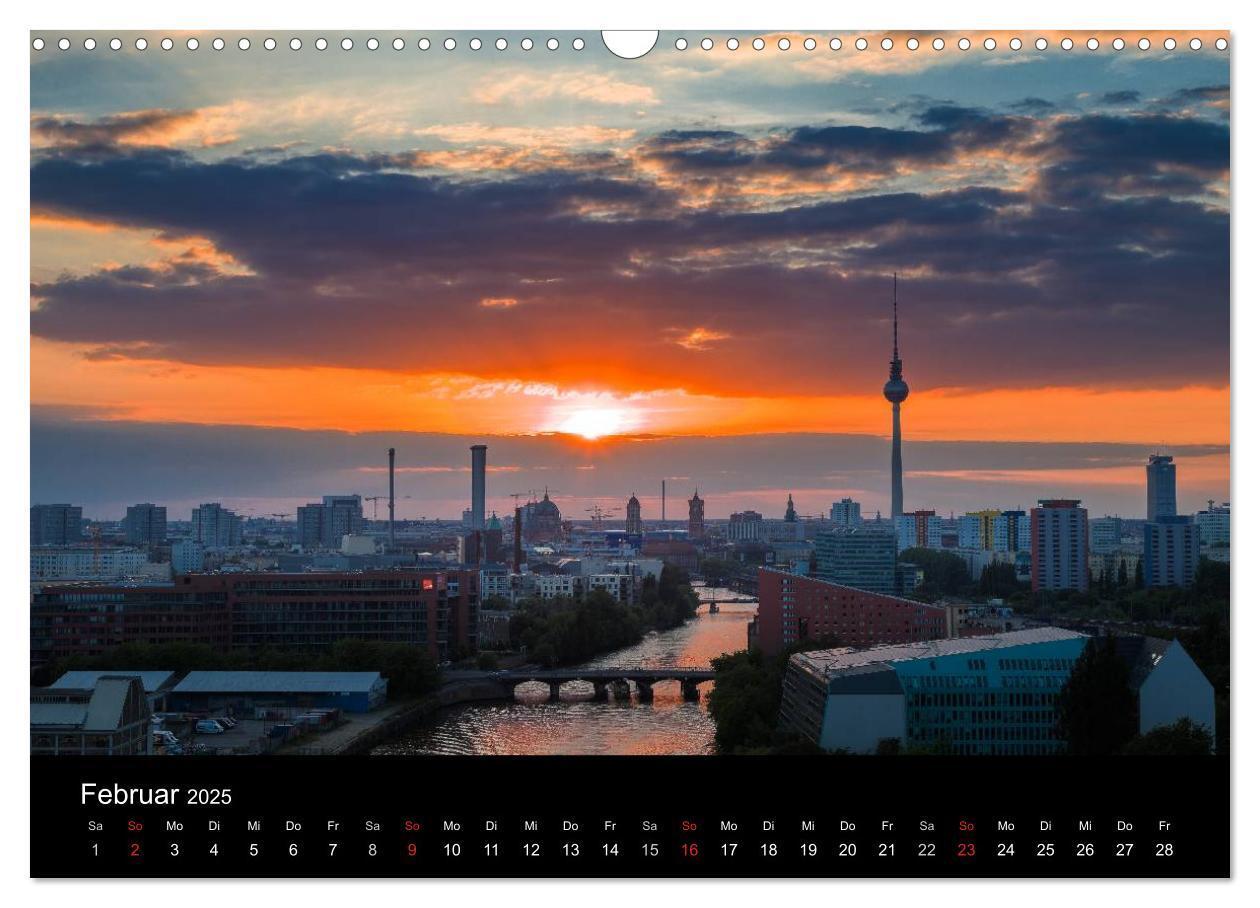 Bild: 9783435606443 | Die Blaue Stunde in Berlin (Wandkalender 2025 DIN A3 quer),...