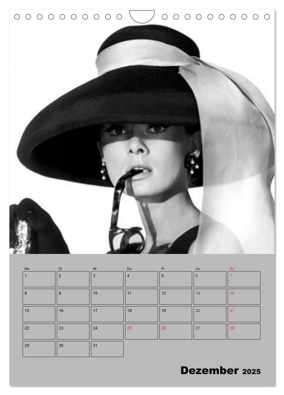 Bild: 9783457023938 | Hollywood-Diva. Audrey Hepburn (Wandkalender 2025 DIN A4 hoch),...