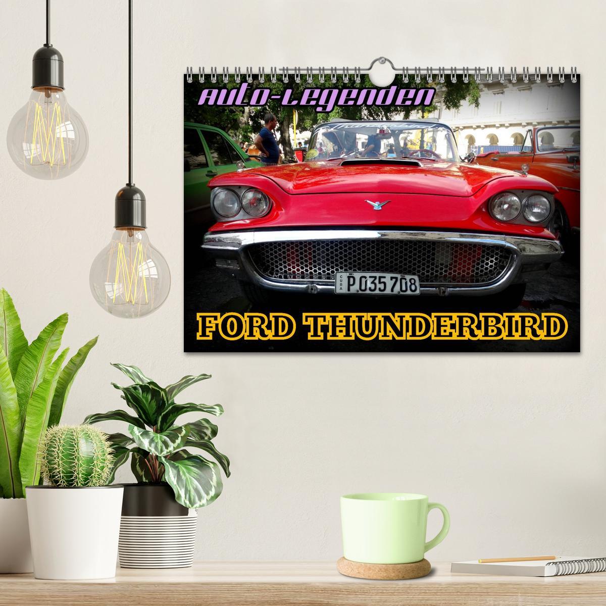 Bild: 9783435491445 | Auto-Legenden: FORD THUNDERBIRD (Wandkalender 2025 DIN A4 quer),...