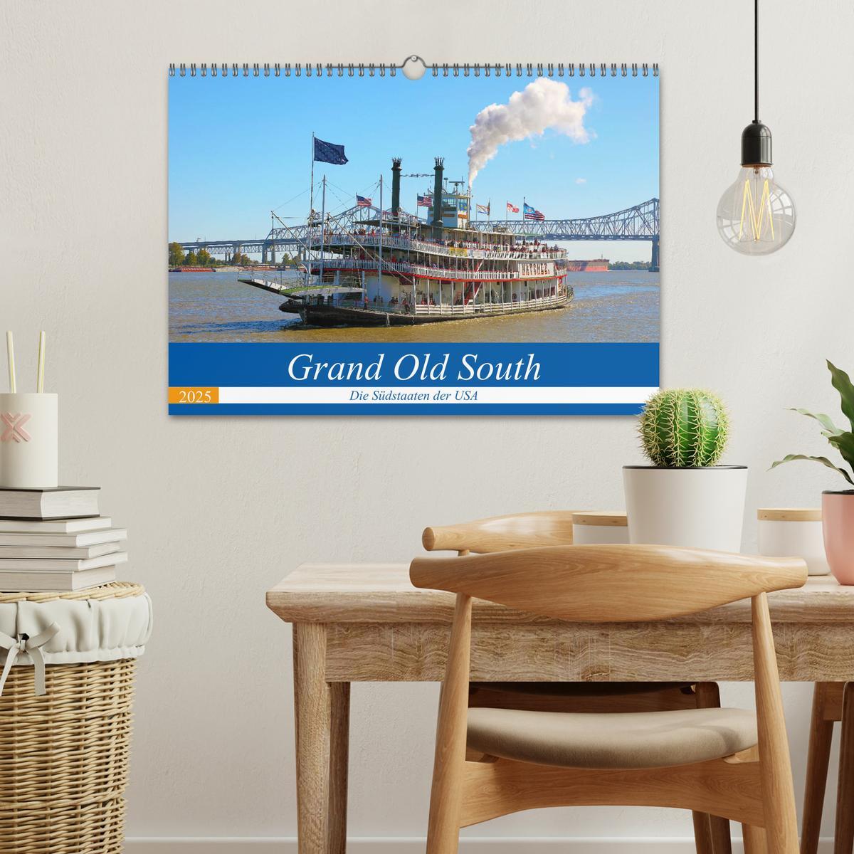 Bild: 9783435163823 | Grand Old South - Die Südstaaten der USA (Wandkalender 2025 DIN A3...