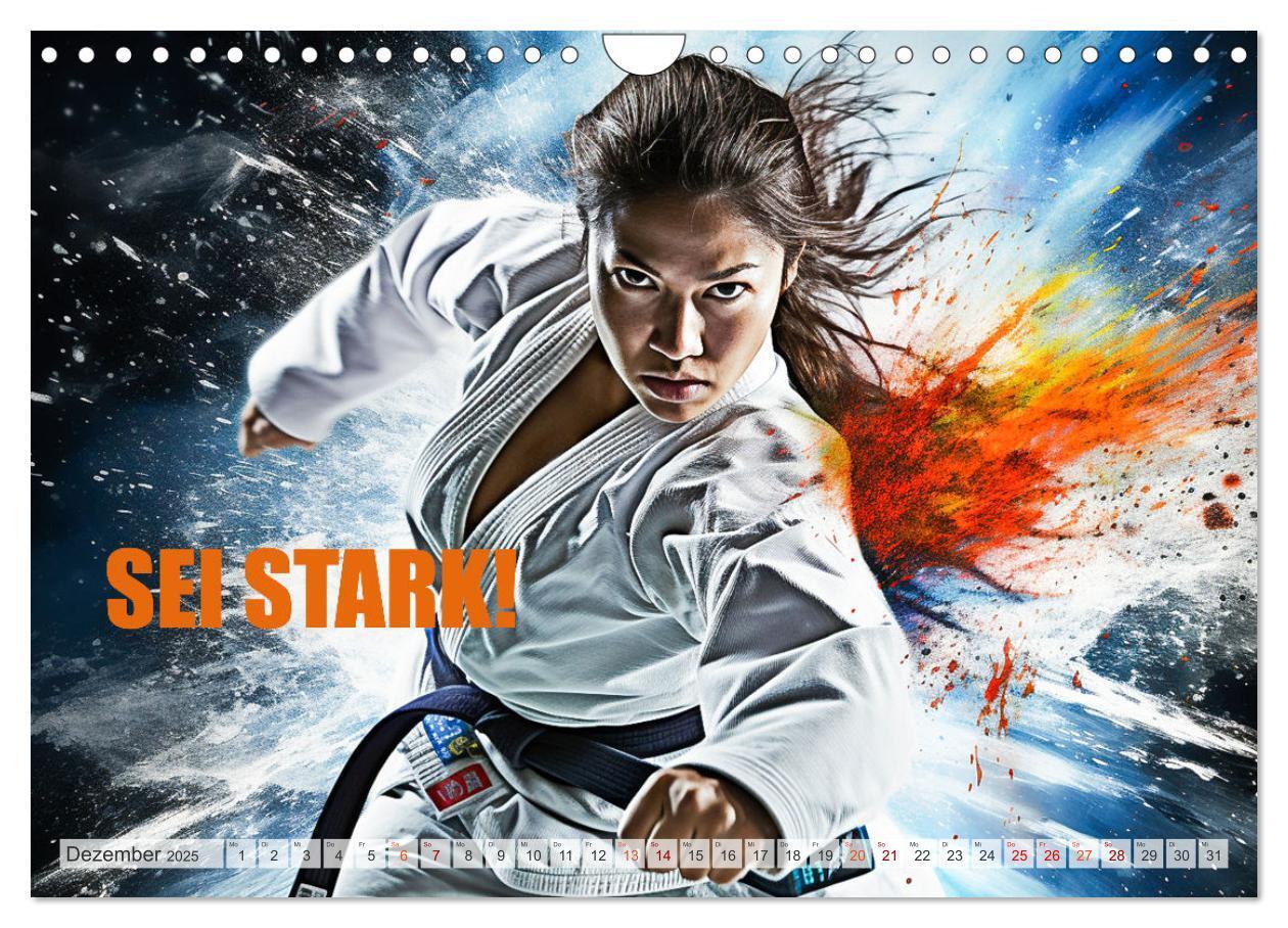 Bild: 9783383845895 | Judo und Motivation (Wandkalender 2025 DIN A4 quer), CALVENDO...