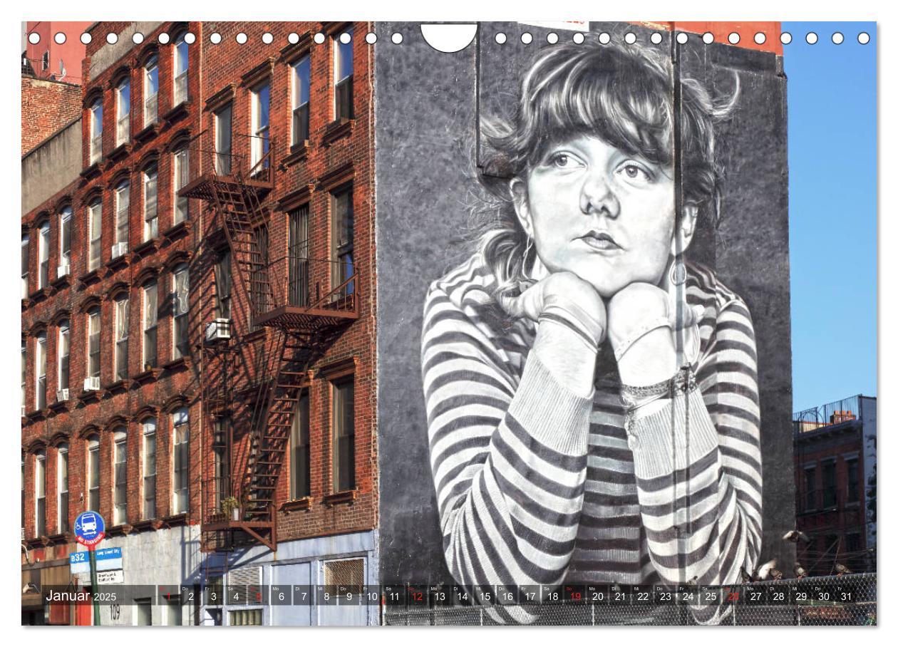 Bild: 9783435166800 | Straßenkunst in New York - Graffiti und Murals (Wandkalender 2025...