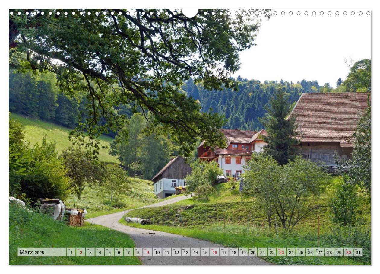 Bild: 9783435572861 | Glottertal im Schwarzwald (Wandkalender 2025 DIN A3 quer), CALVENDO...