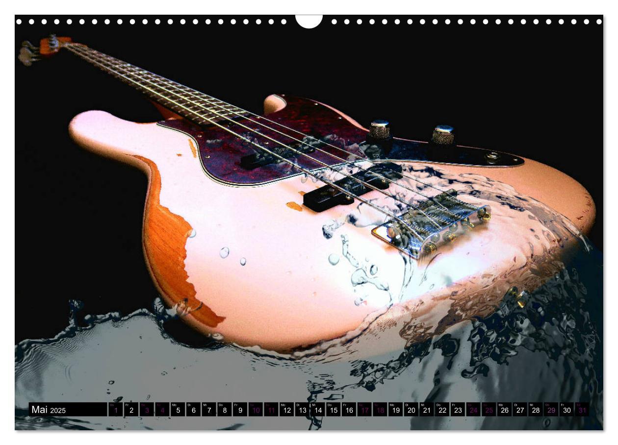 Bild: 9783435105373 | Gitarren im Wasser (Wandkalender 2025 DIN A3 quer), CALVENDO...