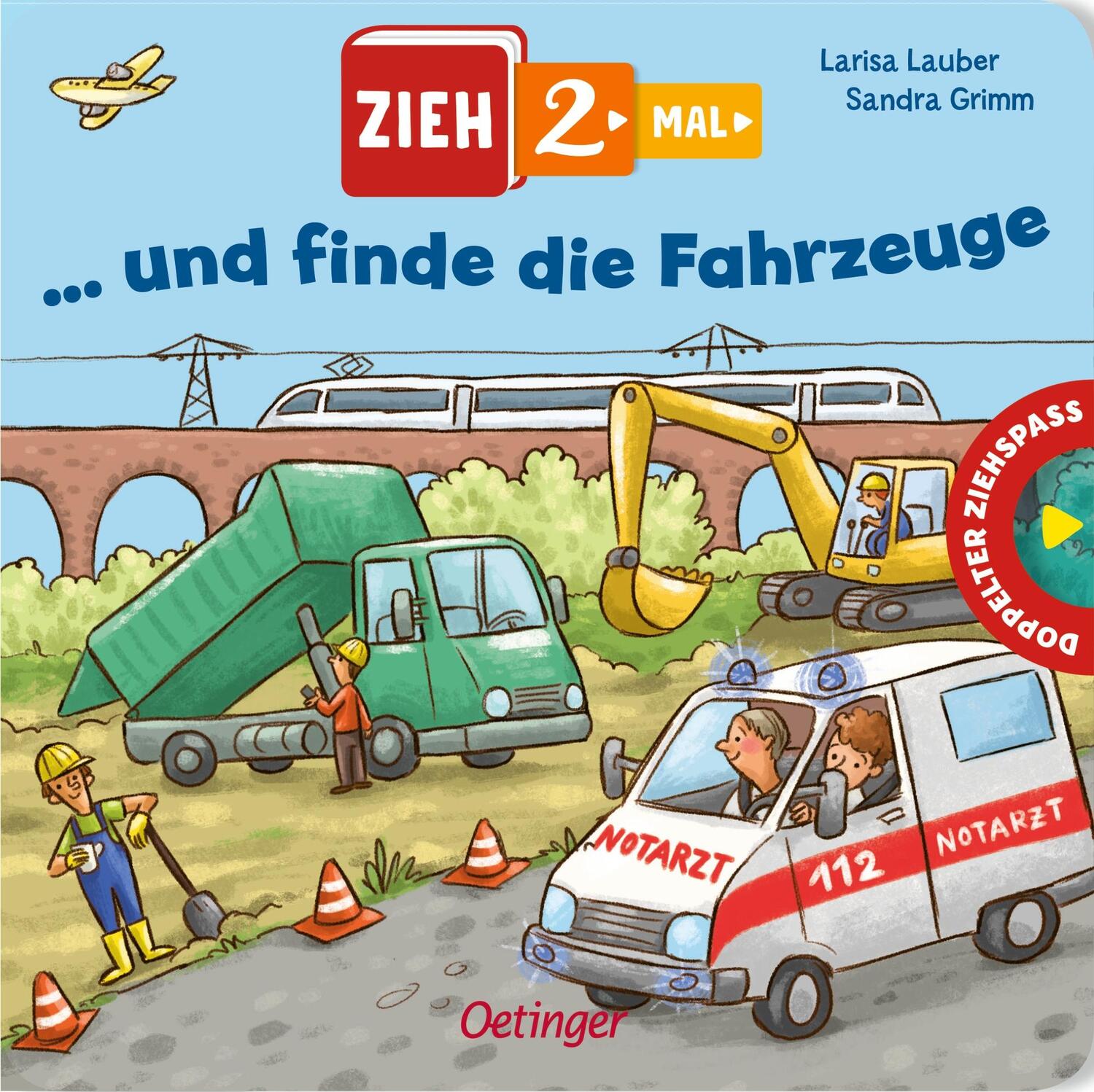 Cover: 9783789121142 | Zieh 2-mal ... und finde die Fahrzeuge | Sandra Grimm | Buch | 14 S.