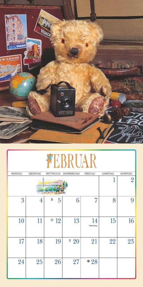 Bild: 4250809653266 | DUMONT - Der Teddybär 2025 Broschürenkalender, 30x30cm,...