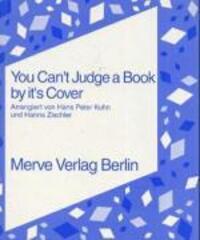 Cover: 9783883961231 | You can't judge a book by it's cover | Hans P/Zischler, Hanns Kuhn