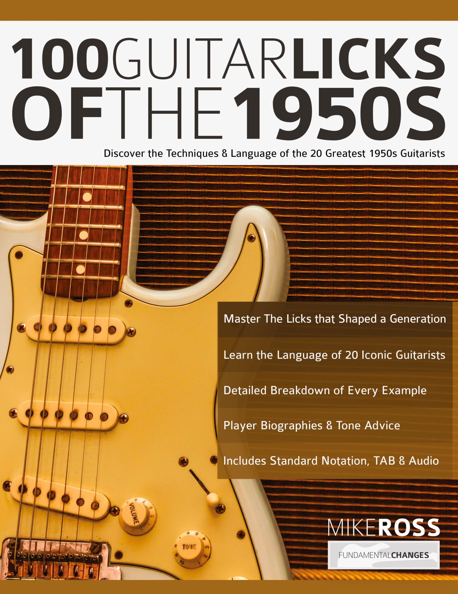 Cover: 9781789333800 | 100 Guitar Licks of the 1950s | Mike Ross (u. a.) | Taschenbuch | 2022