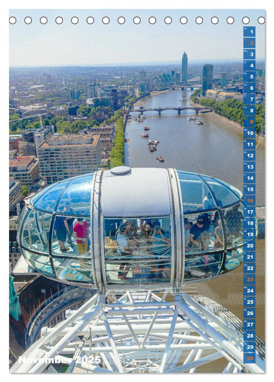 Bild: 9783435947690 | London ist eine Reise wert (Tischkalender 2025 DIN A5 hoch),...