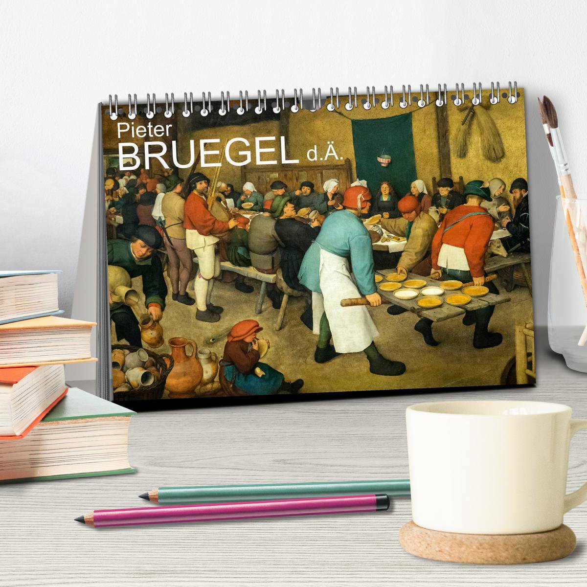 Bild: 9783435304189 | Pieter Bruegel d.Ä. (Tischkalender 2025 DIN A5 quer), CALVENDO...