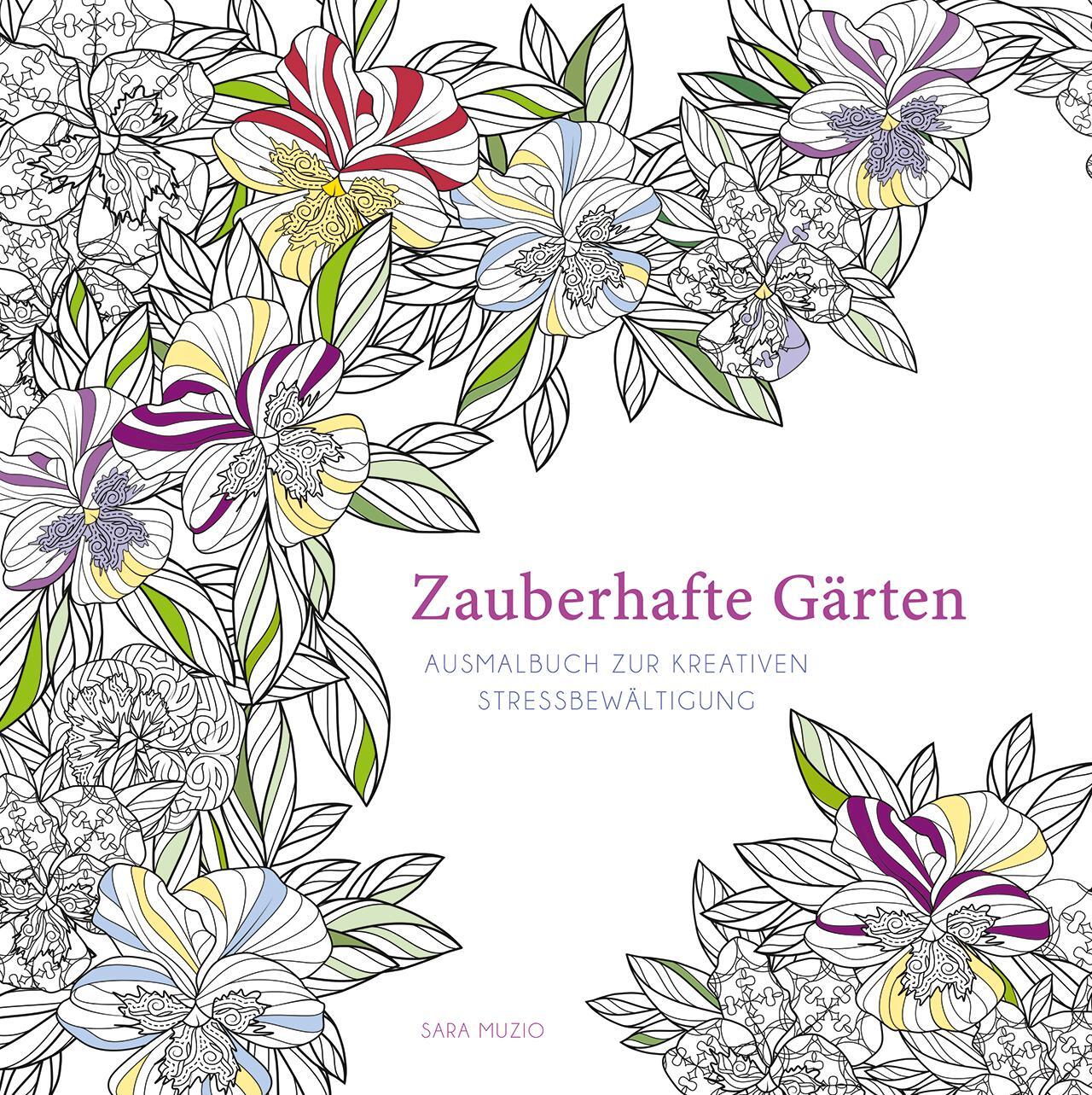 Cover: 9788863124521 | Zauberhafte Gärten | Ausmalbuch zur kreativen Stressbewältigung | Buch