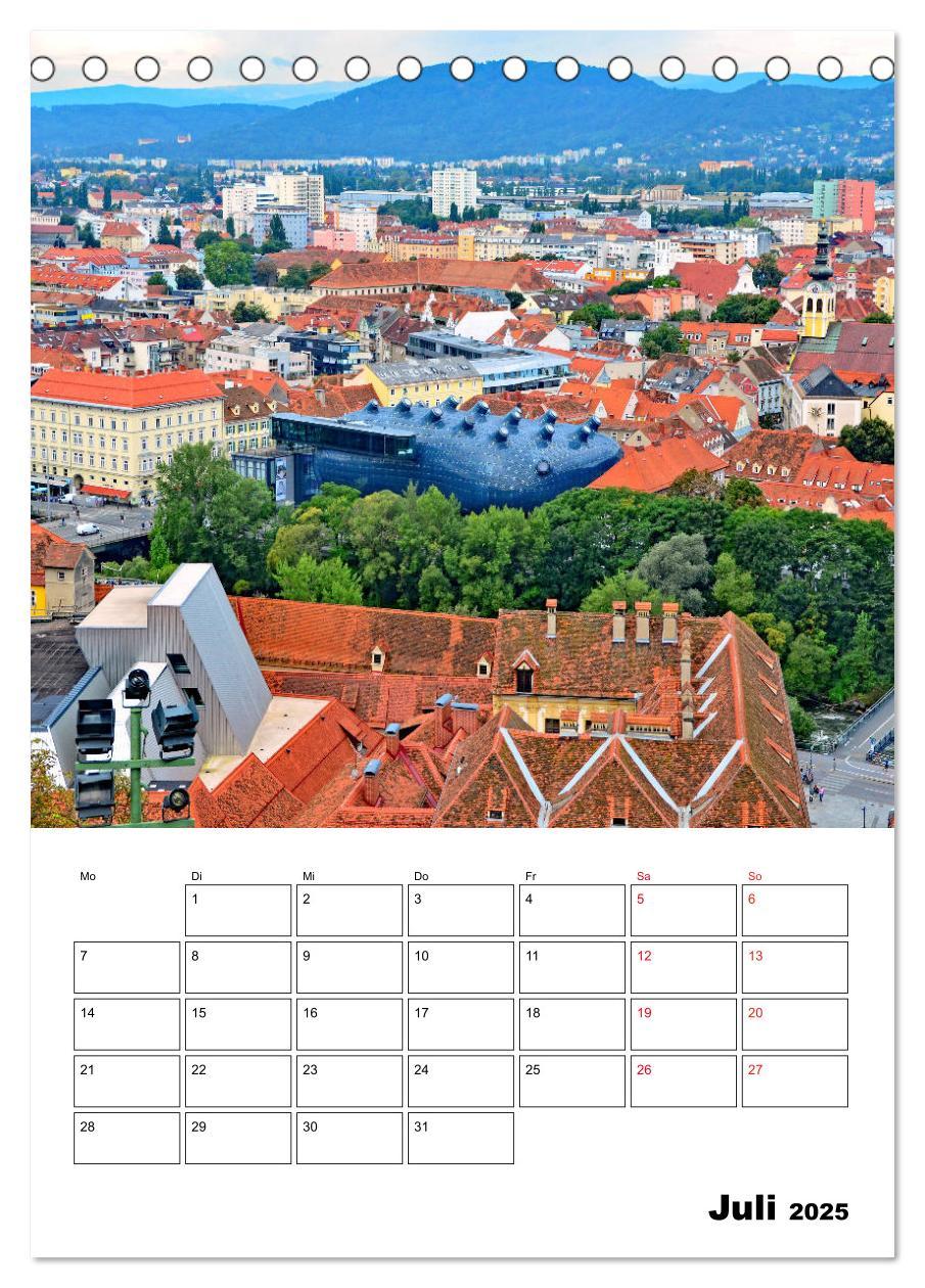 Bild: 9783435970070 | Graz - faszinierende Stadt (Tischkalender 2025 DIN A5 hoch),...