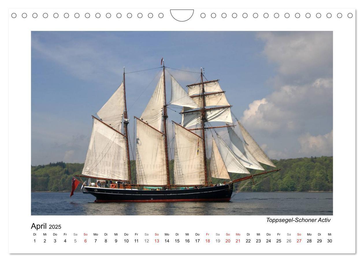 Bild: 9783435504831 | Traditionsschiffe auf der Ostsee (Wandkalender 2025 DIN A4 quer),...