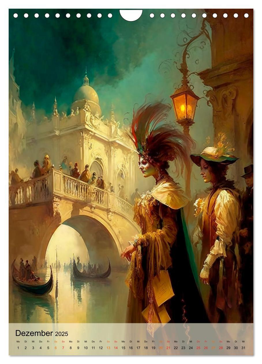 Bild: 9783435883790 | Venedig Karneval (Wandkalender 2025 DIN A4 hoch), CALVENDO...