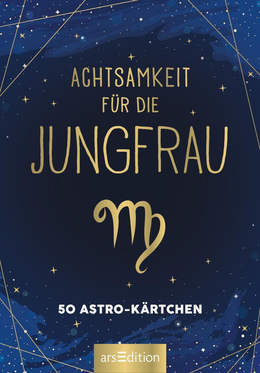 Bild: 9783845849706 | Achtsamkeit für die Jungfrau | 50 Astro-Kärtchen | Taschenbuch | 51 S.