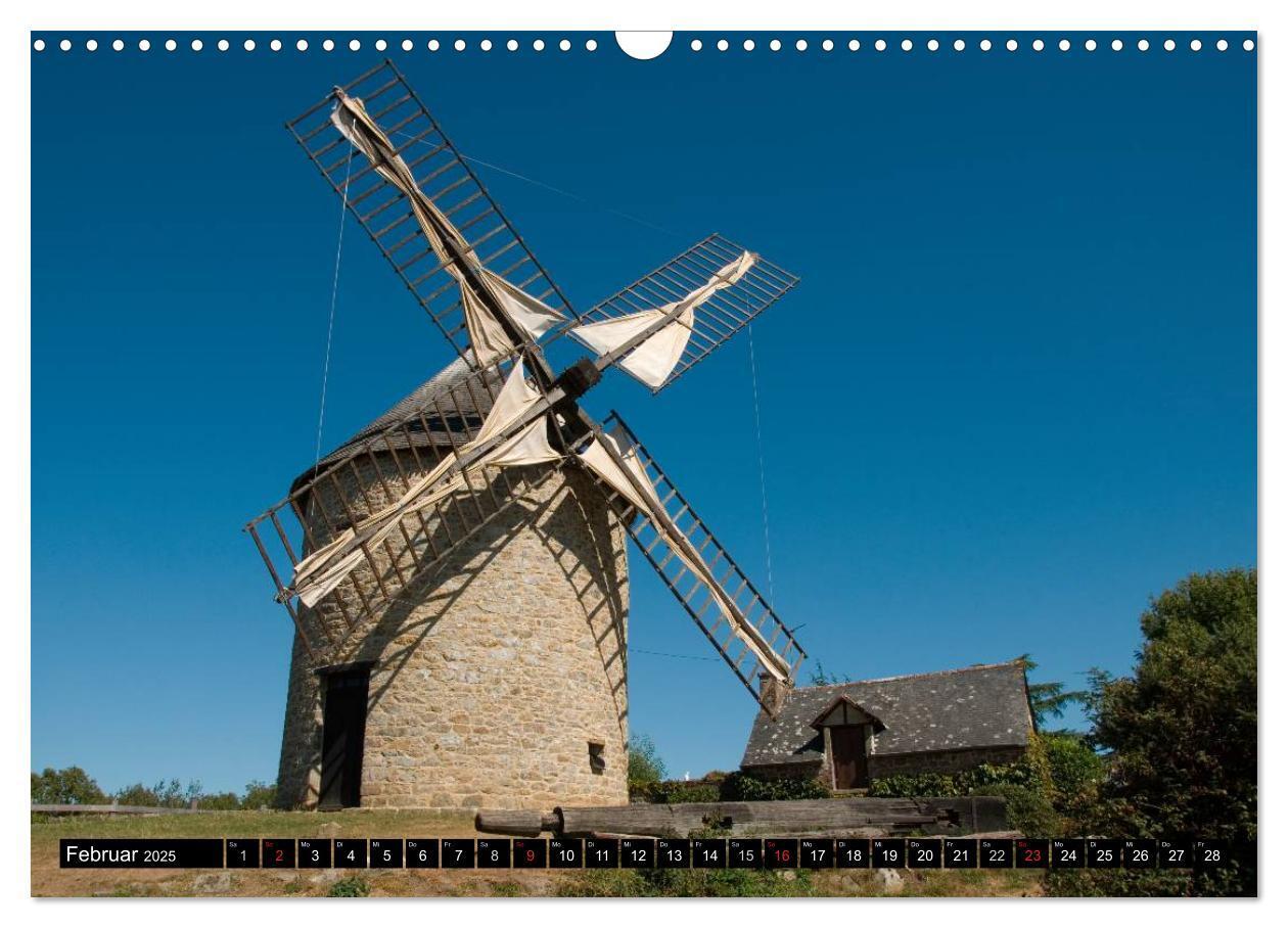 Bild: 9783435737673 | Windmühlen in Europa (Wandkalender 2025 DIN A3 quer), CALVENDO...