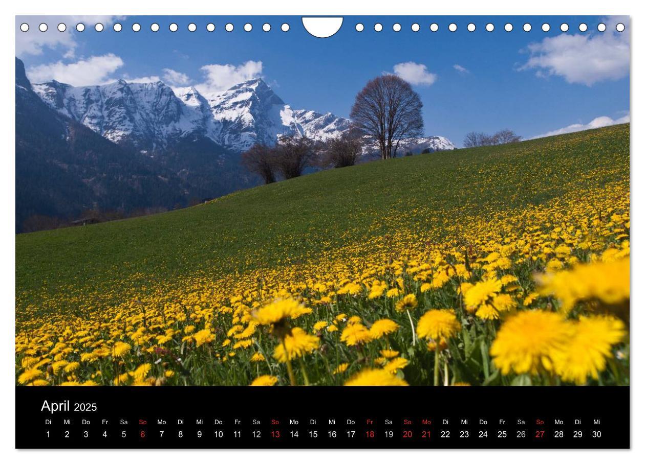 Bild: 9783435815890 | Graubünden - Die schönsten Bilder (Wandkalender 2025 DIN A4 quer),...