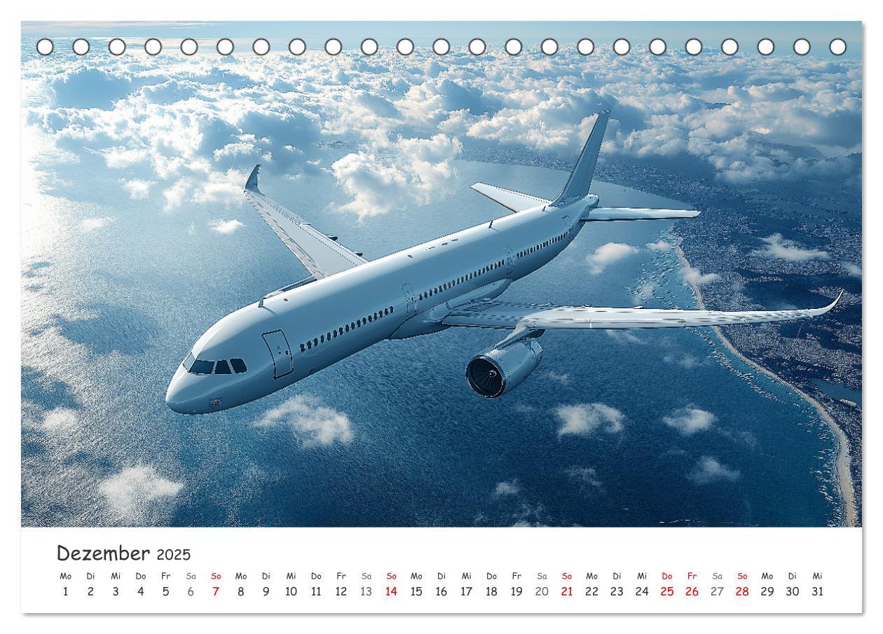 Bild: 9783457214077 | Flugzeugkalender - Die schönsten Passagiermaschinen (Tischkalender...