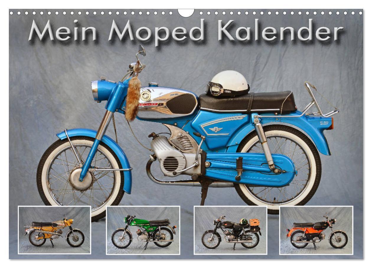 Cover: 9783435110537 | Mein Moped Kalender (Wandkalender 2025 DIN A3 quer), CALVENDO...