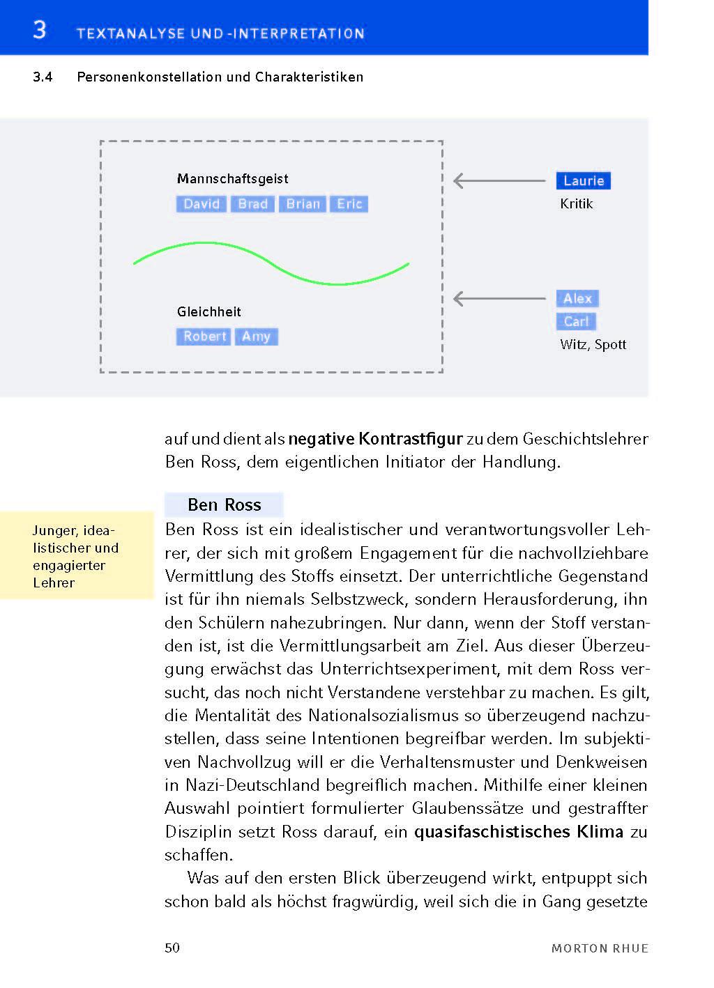 Bild: 9783804420717 | Die Welle - Textanalyse und Interpretation | Morton Rhue | Taschenbuch