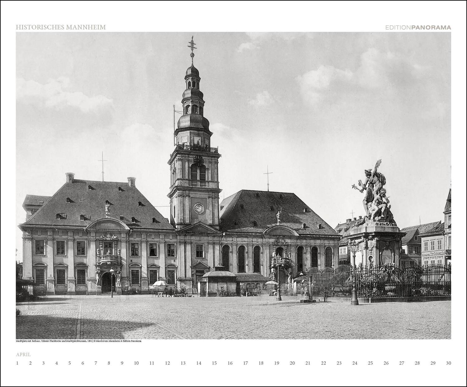 Bild: 9783898236331 | Historisches Mannheim. Die Quadratestadt um 1900 | Kalender | XIV