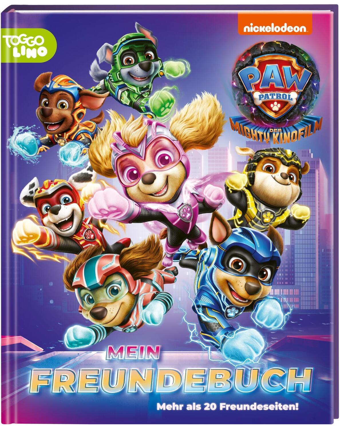 Cover: 9783845123806 | PAW Patrol Mitmachbuch: Der Mighty Kinofilm: Mein Freundebuch | Buch