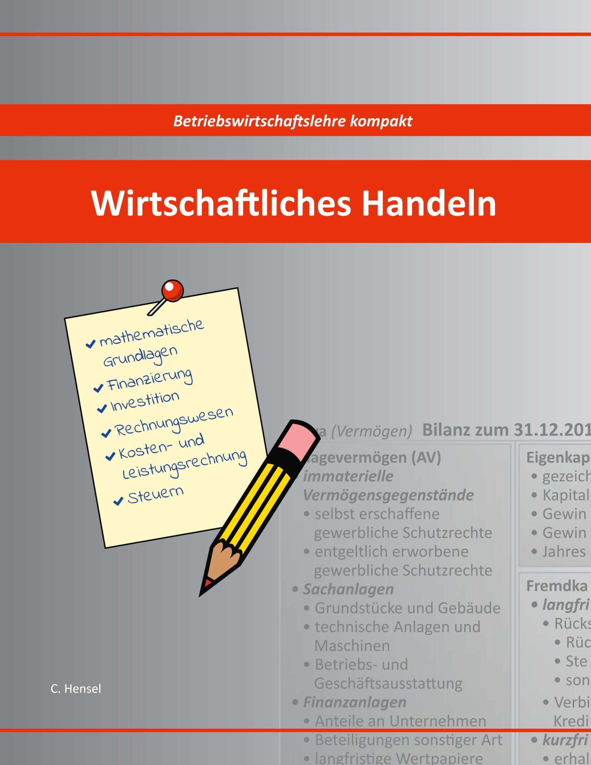 Cover: 9783752831429 | Wirtschaftliches Handeln | Betriebswirtschaftslehre kompakt | Hensel