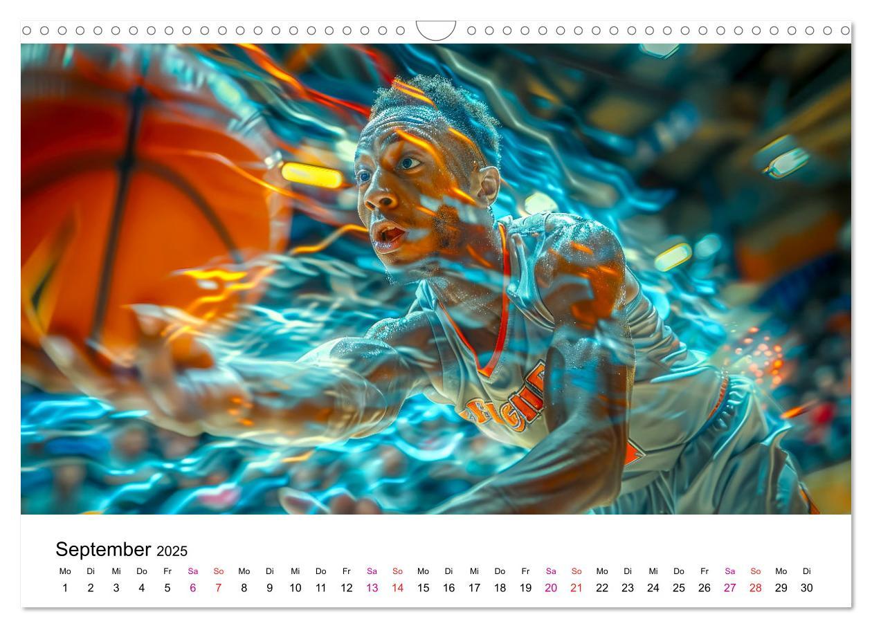 Bild: 9783457146729 | Basketball Erlebnisse (Wandkalender 2025 DIN A3 quer), CALVENDO...