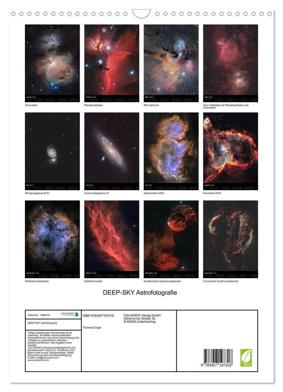 Bild: 9783457197318 | DEEP-SKY Astrofotografie (Wandkalender 2025 DIN A3 hoch), CALVENDO...