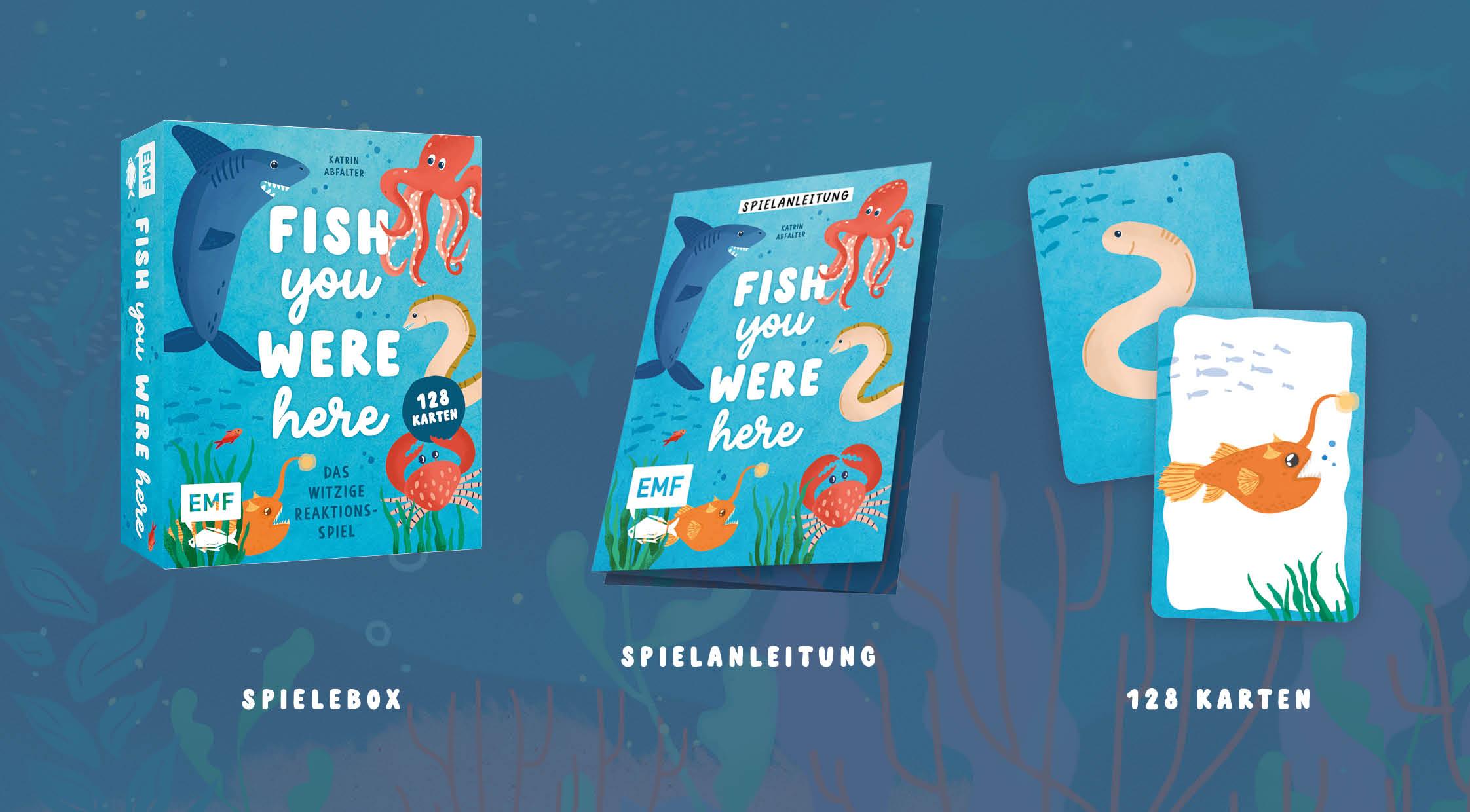 Bild: 4260478342750 | Kartenspiel: Fish you were here - Das witzige Reaktionsspiel | Spiel