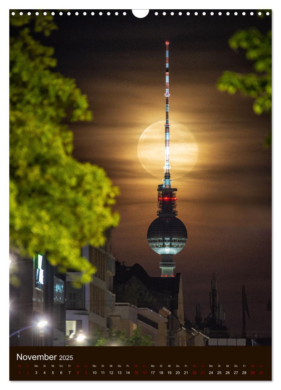 Bild: 9783435909766 | Berliner Fernsehturm - Magische Momente (Wandkalender 2025 DIN A3...