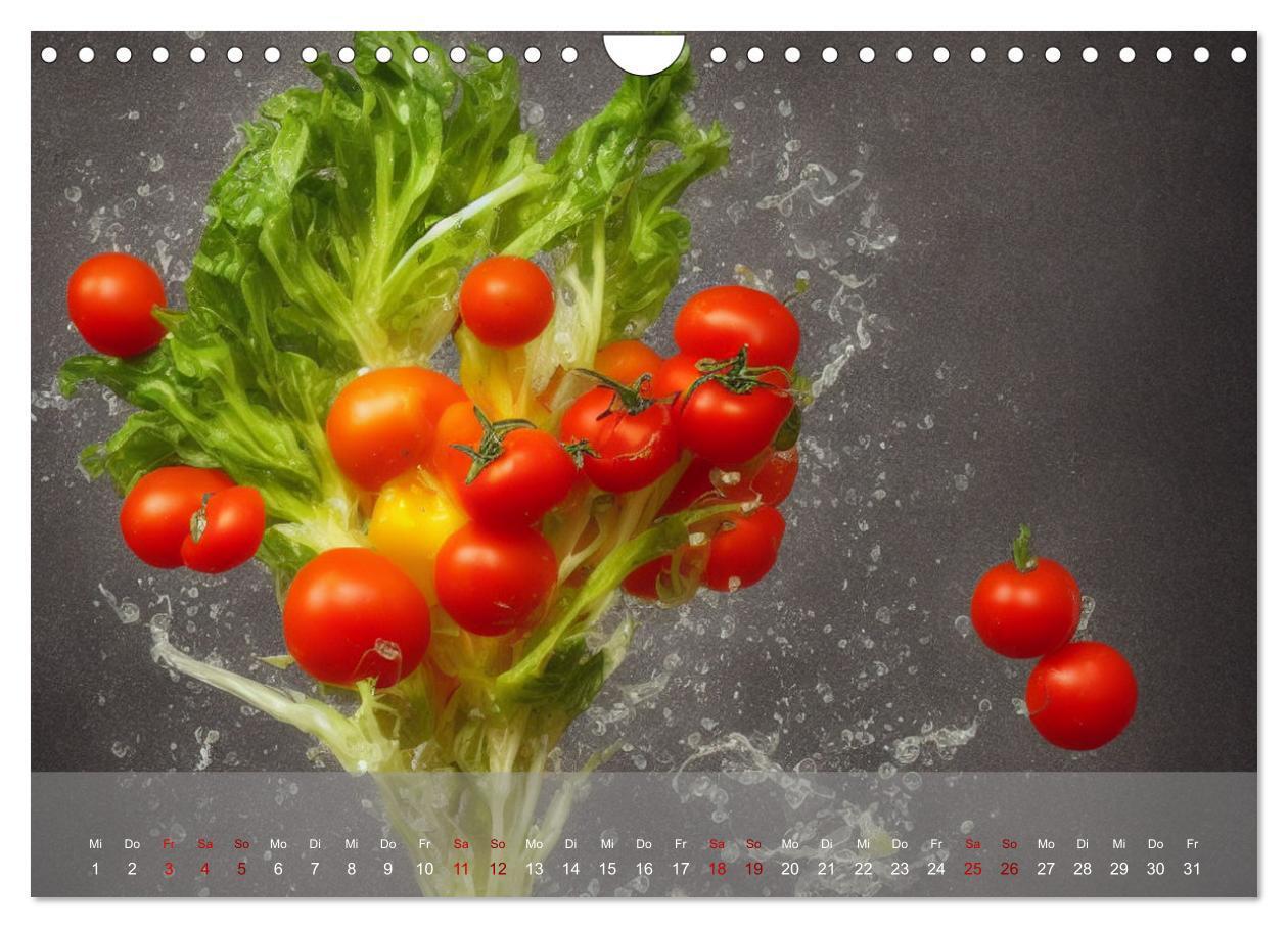 Bild: 9783435014309 | Der große Sprung - Obst und Gemüse tauchen (Wandkalender 2025 DIN...