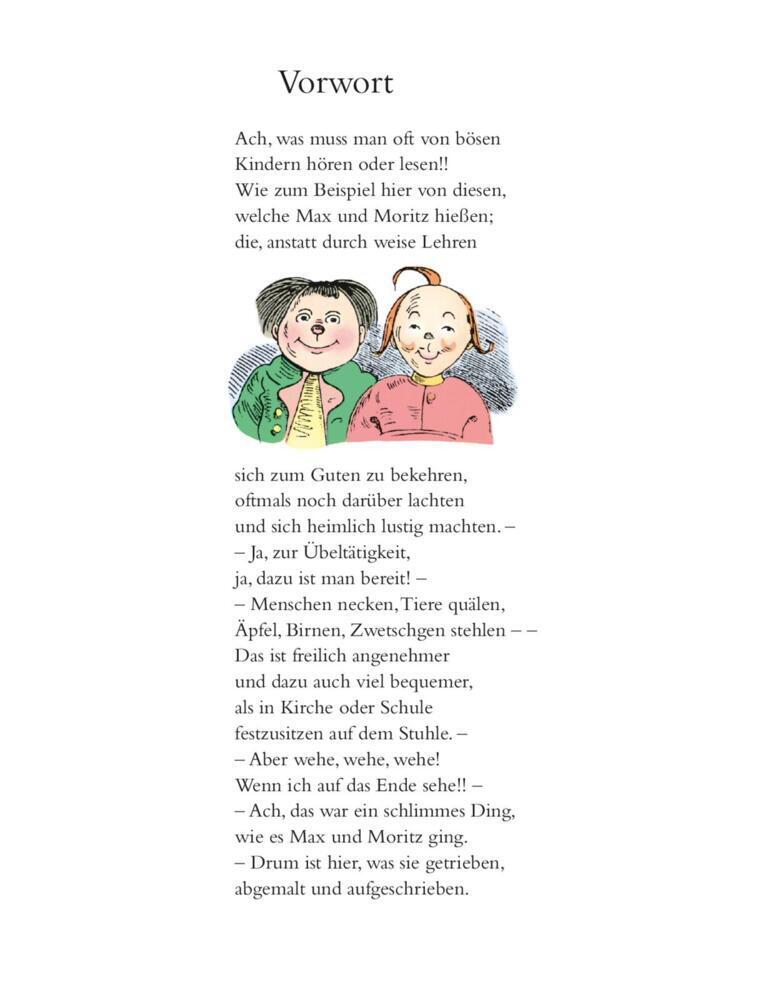 Bild: 9783480233250 | Max und Moritz, Mini-Ausgabe | Wilhelm Busch | Buch | 40 S. | Deutsch