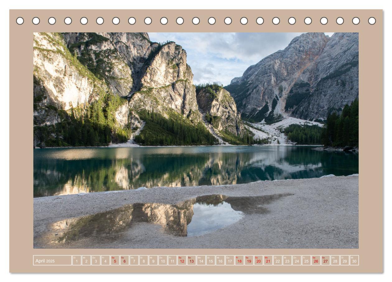 Bild: 9783383935770 | Südtiroler Dolomiten (Tischkalender 2025 DIN A5 quer), CALVENDO...